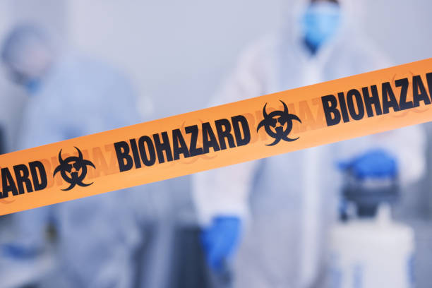 Professional Blood Cleanup technician working in Alpine, NJ